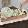 Factory Direct Craft Green Artificial Mixed Pumpkins and Gourds for
