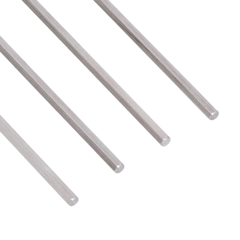 4Pcs Hex Shaft 5mm Stainless Steel High Hardness Wearproof Antislip