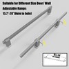 YTTSOYTS Glass Shower Door Handle Towel Bar 540MM Stainless Steel