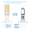 Eco.Luma G9 LED Bulbs Warm White 2700K, 6W Replacement for