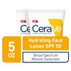 CeraVe 100% Mineral Sunscreen Spf 50 | Face Sunscreen With
