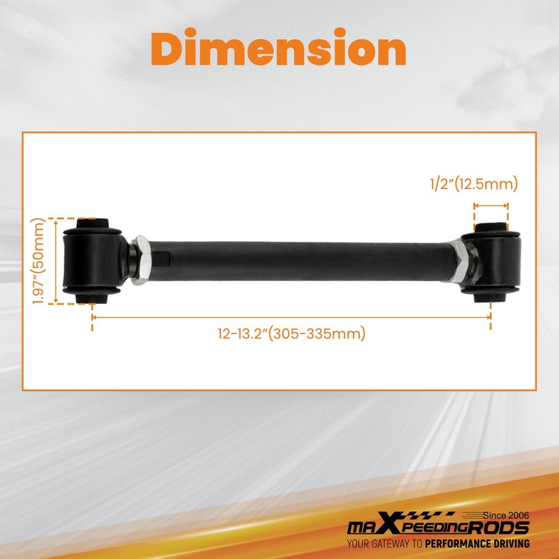 maXpeedingrods Rear Control Arm Toe Arm Adjustable for Honda Accord