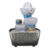 Mini Unique Shape Simulation Desktop Fountain Waterfall Table Ornament for