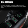 Luminous Stickers on The Outer Door Handle Button Switch Panel
