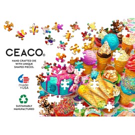 Ceaco - Cupcakes & Ice Cream - 500 Larger Sized Piece Jigsaw Puzzle