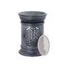 NKlaus Incense Burner 10 x 7.6 cm Soapstone - Flower