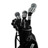 10 Pcs Black Golf Iron Covers Cuteness Knitted Socks Shape