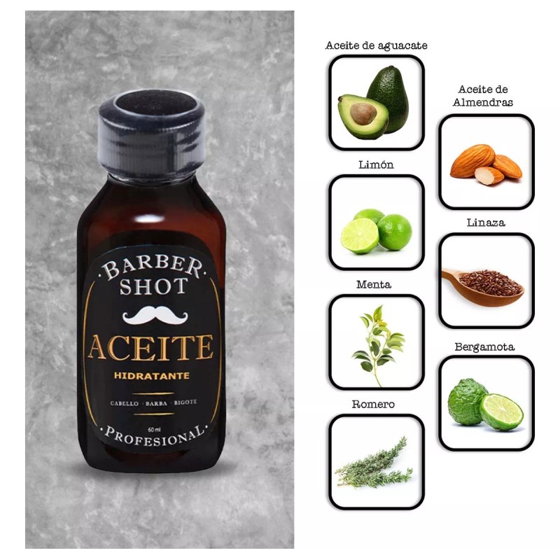 STYLIST Tratamiento De Bergamota + Aceite Crecimiento Barba Cabello