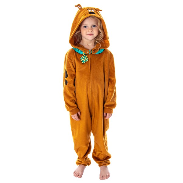 INTIMO Scooby Doo Toddler Kids I Am Scooby One-Piece Costume Pajama Sleeper Union Suit (2T-3T)