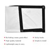 Tissting Projector Curtain Canvas, White Projector Curtain, Portable Projection Screen,