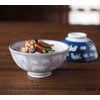 みのる陶器 白くま 軽量茶碗 中 ネイビー
