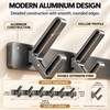 No-Drill Aluminum Wall Hooks for Clothes & Towels – 6-Hook