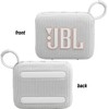 JBL Go 4 Ultra-Portable, Waterproof and Dustproof Bluetooth Speaker (White)