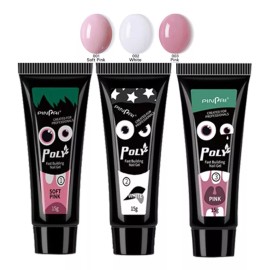 Poly Gel Set 6w Uv Led Lámpara Gel Poli Kits Manicura Uñas Gel Esmalte Se