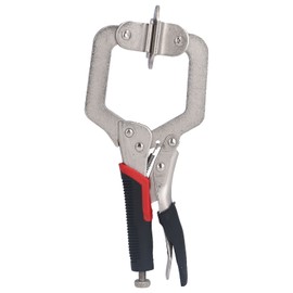 8in Welding Clamp Pliers C Type Chrome Vanadium Steel Locking Clamps with Rotatable Chuck