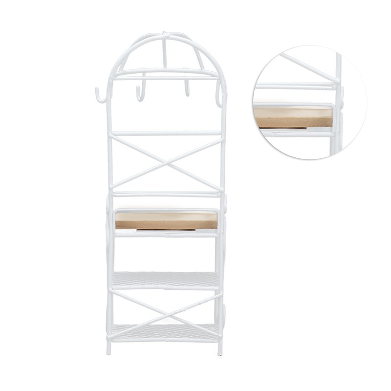 1:12 Miniature Storage Display Stand Mini Doll Bread Rack Dollhouse