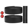 2Pcs Cycling PU Leather EVA Handlebar Belt Road Bike AntiSlip