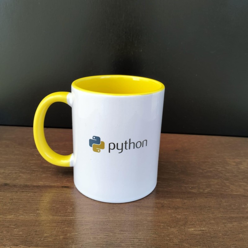 Taza Programador Python, Desarrollador, Develope