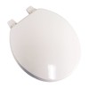 Comfort Seats U003WD00 Deluxe Molded Wood Contemporary Round Closed Front