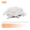 MECCANIXITY 12 Pcs Rose Flower Hair Clips 3 Inch Flower