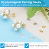 PATIKIL 12 Pcs Pure Titanium Earring Backs, Locking Earring Backs
