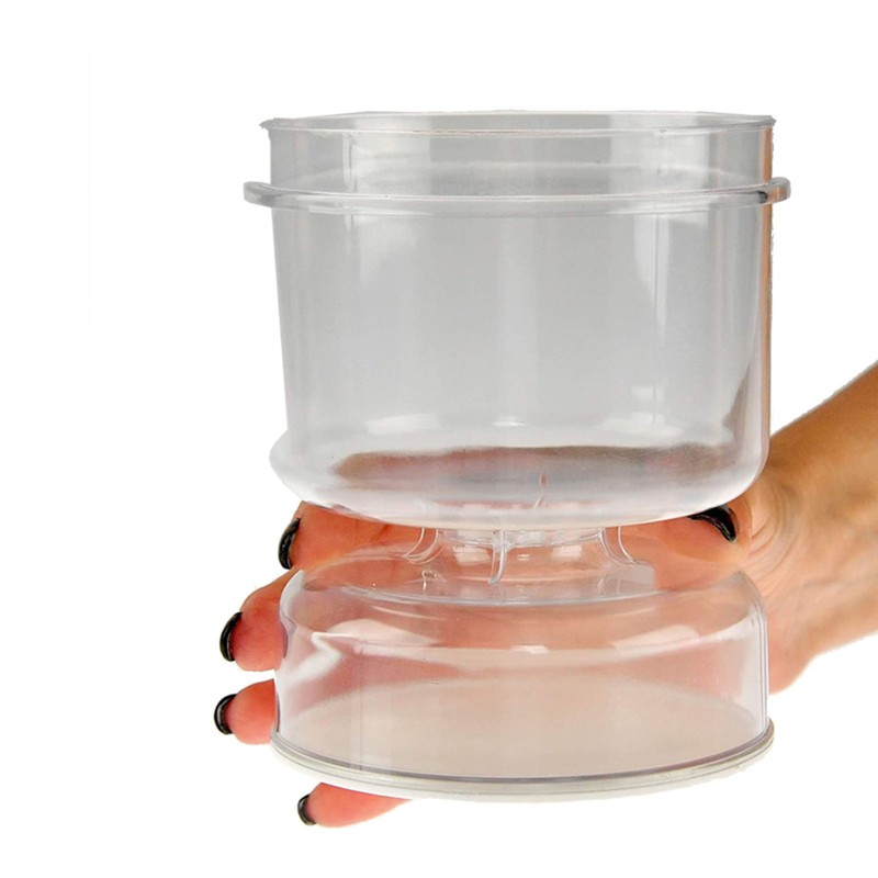 Pickles Jar Dry and Wet Dispenser Pickles Olives Hourglass Jar
