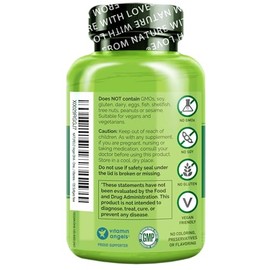 NATURELO Vegano DHA - Aceite Omega 3 de algas. 120 cápsulas blandas