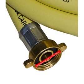 Heating Filling Hose Filling Hose Set for Heating 2.5 m, 5 m, 10 m with Connector for Washbasin Mixer M24 x 1 Male x 3/4 Inch External Thread (2.5 m)