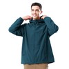 CAMELSPORTS Men Waterproof Softshell Jacket Windbreaker Hooded lightweight Rain Coat