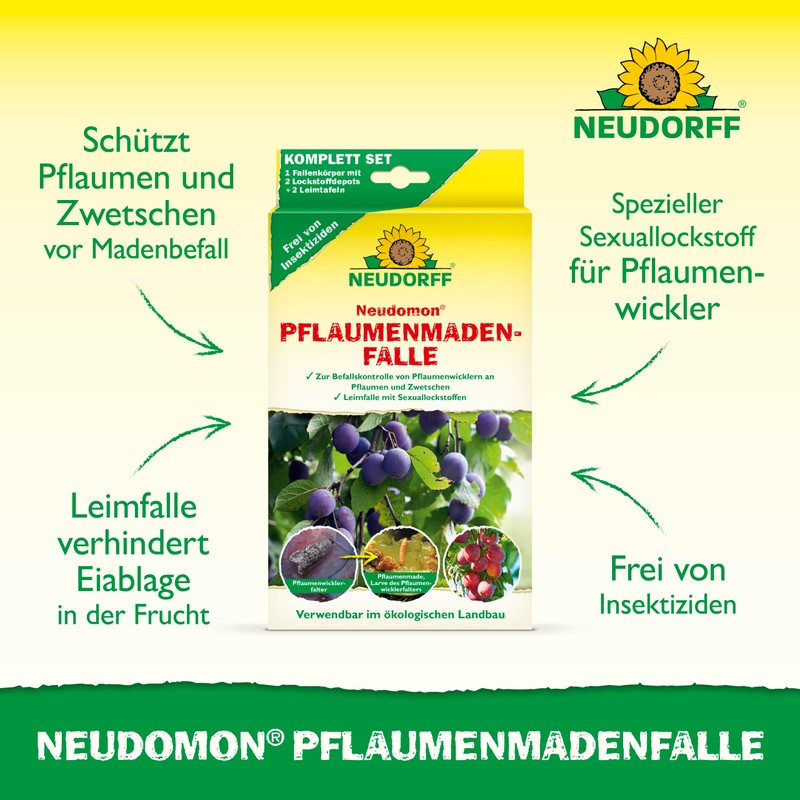 Neudorff 33439 Neudomon Maggot Trap for Plums 1 Set