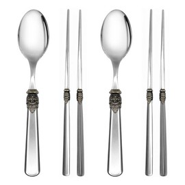 (EME) EME Napoleon Korean Spoon + Chopstick 2-Person Set / (EME)EME나폴레옹 한식스푼+젓가락2인조세트