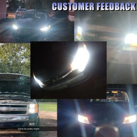 AUIMSOCO For Honda HR-V HRV Sport Utility 4-Door 2019-2022 LED Headlight Fog light Bulbs