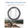 Mini Stainless Steel Wire Saw,Pocket Chainsaw,Portable Camping Saw Wire Saw,Wire