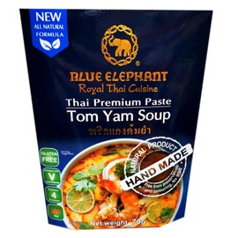 Blue Elephant brand Royal Thai Cuisine TOM YAM SOUP PASTE Wt. 70 g. // BENJAWAN shop