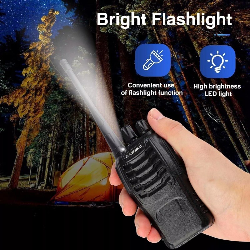 all-in-one_emporium Long Range Walkie Talkie 2 Set 50 Mile Two