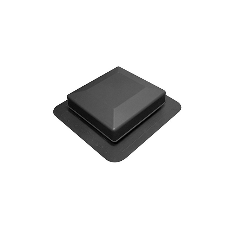 Duraflo 6050BL Roof Vent, 50 Square Inch, Black