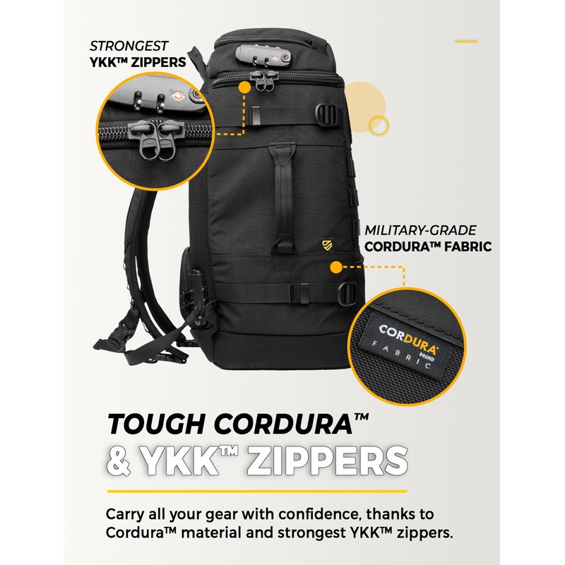 TradeSmart Range Backpack for Handguns, Ammo & Shooting Gear with