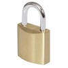 CABLEPELADO Gold Tone Solid Brass Padlock with Key 63mm