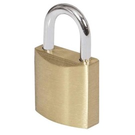 CABLEPELADO Gold Tone Solid Brass Padlock with Key 63mm