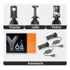 Focos Led H4/9003/hb2 Lupa Alta Y Baja Auto Motocicleta