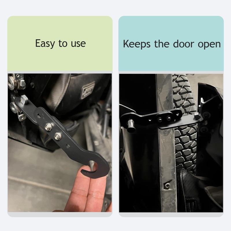 Teurroie Adjustable Easy Door Latches Booster Vent Extender for UTV