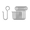 Metal Curtain Track Hook S Shaped Small Curtain Hooks Stainless