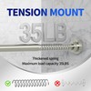 Mcrbeay Shower Curtain Rod, 1" Diameter Heavy Duty Tension Shower