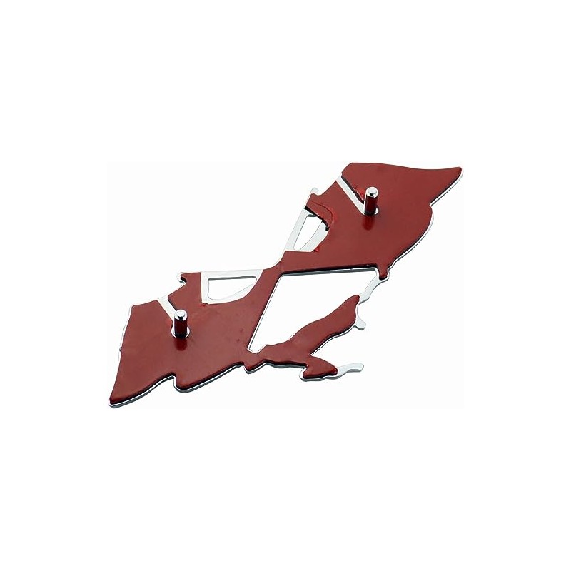 1Pc 1961 Impala Die Cast Rear Quarter Panel Emblem Crossed