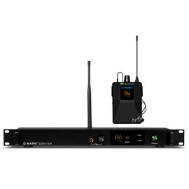 G-MARK G2000 IEM UHF In Ear Monitor System 1 Channel Wireless Stage Return with in Earphone Selectable Frequency for DJ Stage Studio Band Performance Music Monitoring