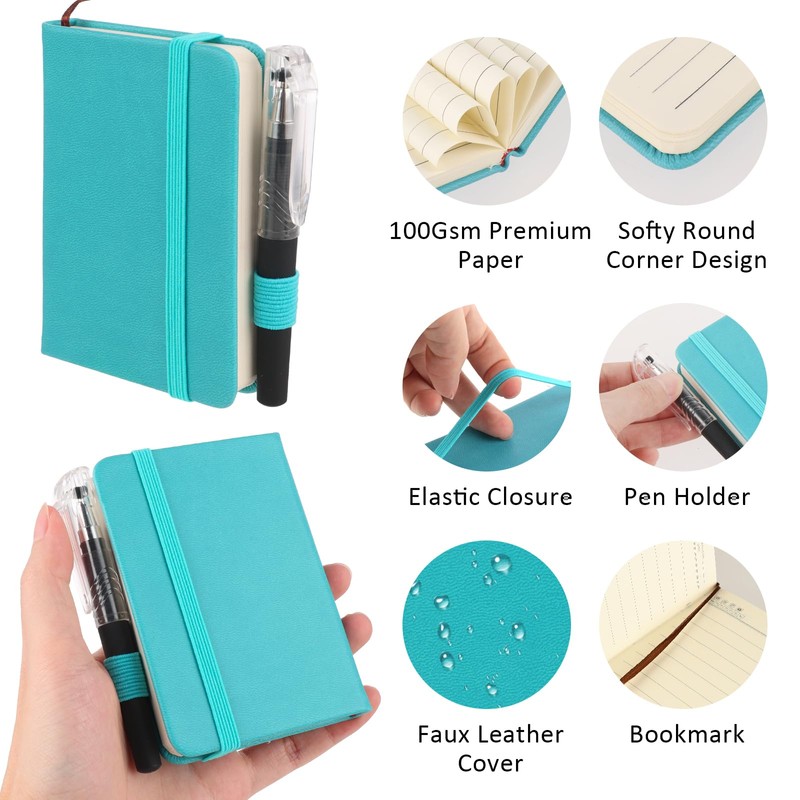 YUXIANLB 1pcs Pocket Notebook Portable A7 Note Book Note Pad