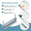 Mynoozi 10 Pack 80mm Long (64mm Hole Centre) Kitchen Cabinet