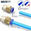 TAILONZ PNEUMATIC Male Straight 10mm Tube OD x 1/4 Push