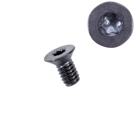 [25PCS] 8-32 Machine Screws - (Flat Head) - (0.3125in. Length) - (Torx Drive) - (Black Oxide Coated) - for Kydex Holster Making, Upholstery Binding, Tactical Gear