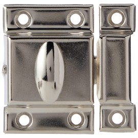 Merriway® BH01553 CP Cupboard Turn Catch, 50mm (2 inch) - Chrome Plated